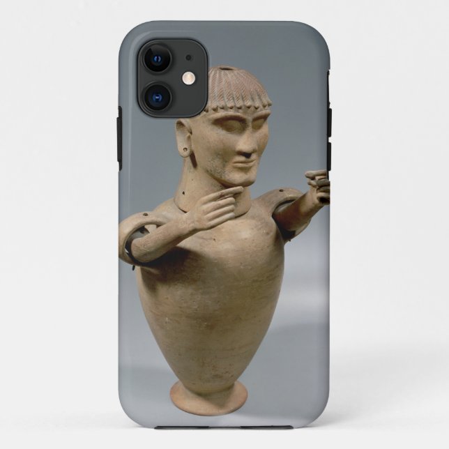 Funda De Case-Mate Para iPhone Tarro de Canopic con los brazos movibles (arcilla) (Reverso)