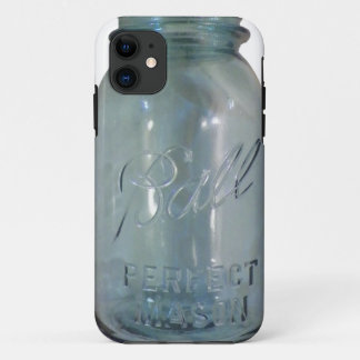 Funda Para iPhone 11 Tarro de enlatado azul del vintage