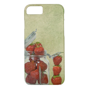 Funda Para iPhone 8/7 tarro de fresa