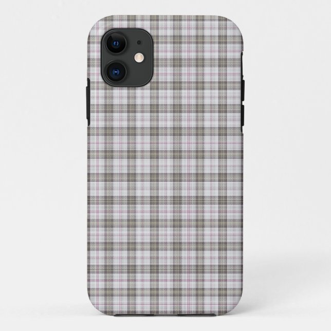 Funda De Case-Mate Para iPhone Tarta de moda gris (Reverso)