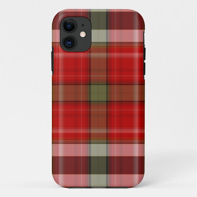 Funda De Case-Mate Para iPhone Tartán (Reverso)