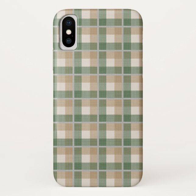 Funda De Case-Mate Para iPhone Tartán (Reverso)