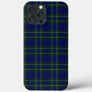 Funda Para iPhone 13 Pro Max tartan azul verde de Macneil de Colonsay