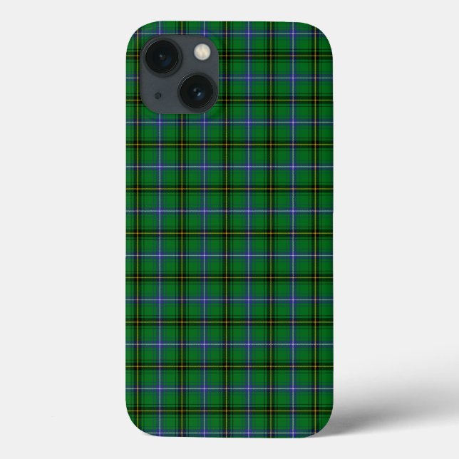 Funda De Case-Mate Para iPhone Tartán de Henderson del clan (Reverso)