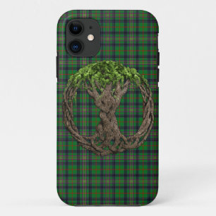 Funda Para iPhone 11 Tartán de Kennedy del clan y árbol de la vida