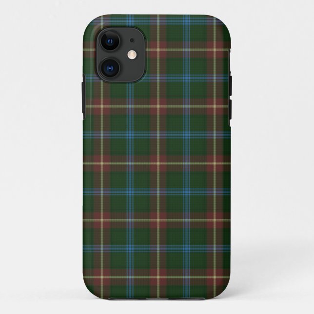 Funda De Case-Mate Para iPhone Tartán de Manitoba grande (Reverso)