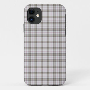 Funda Para iPhone 11 Tartan de moda gris