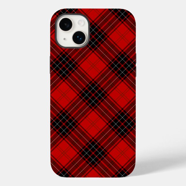 Funda De Case-Mate Para iPhone Tartán de mujeres de raza negra (Reverso )