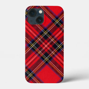 Funda Para iPhone 13 Mini Tartán de Stewart rojo