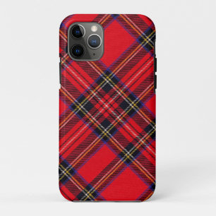 Funda Para iPhone 11 Pro Tartán de Stewart rojo
