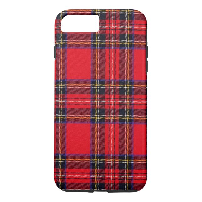 Funda De Case-Mate Para iPhone Tartán de Stewart rojo (Reverso)