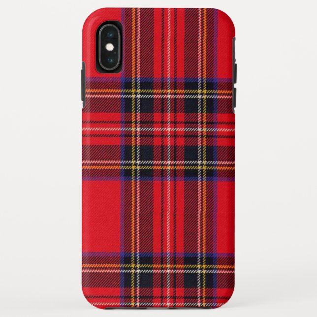 Funda De Case-Mate Para iPhone Tartán de Stewart rojo (Reverso)
