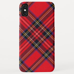 Funda Para iPhone XS Max Tartán de Stewart rojo