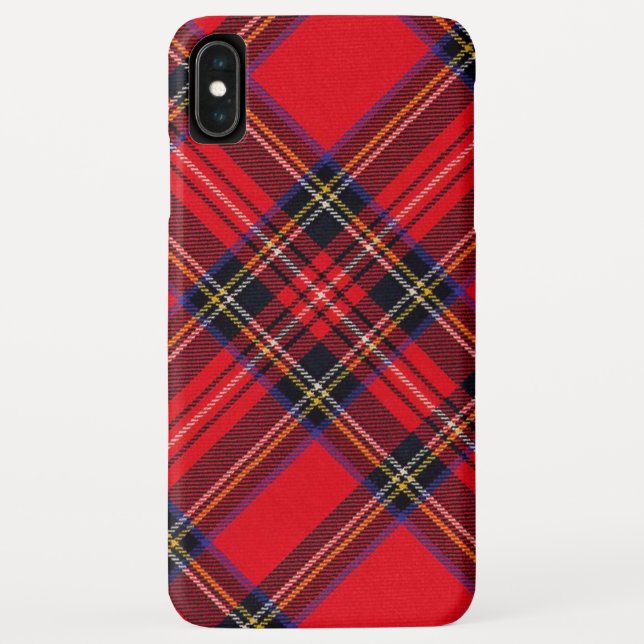 Funda De Case-Mate Para iPhone Tartán de Stewart rojo (Reverso)