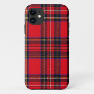 Funda Para iPhone 11 Tartán de Stewart rojo
