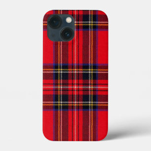 Funda Para iPhone 13 Mini Tartán de Stewart rojo