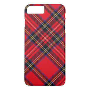 Funda Para iPhone 8 Plus/7 Plus Tartán de Stewart rojo