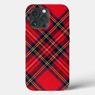Funda Para iPhone 13 Pro Tartán de Stewart rojo