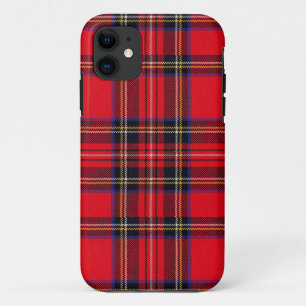 Funda Para iPhone 11 Tartán de Stewart rojo