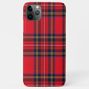 Funda Para iPhone 11 Pro Max Tartán de Stewart rojo