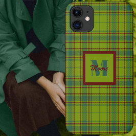 Funda Para iPhone 11 Tartán - Dos estuches de dos teléfonos rojos y ver