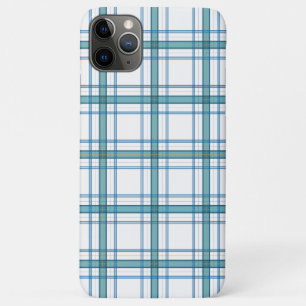 Funda Para iPhone 11 Pro Max Tartan en turquesa...