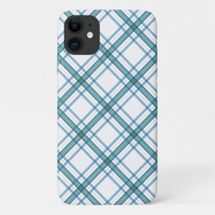 Funda Para iPhone 11 Tartán en turquesa...