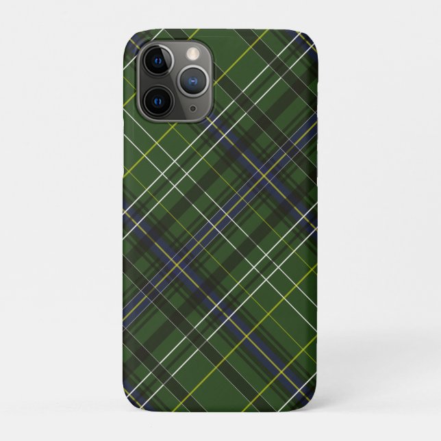 Funda De Case-Mate Para iPhone Tartan en verde (Reverso)