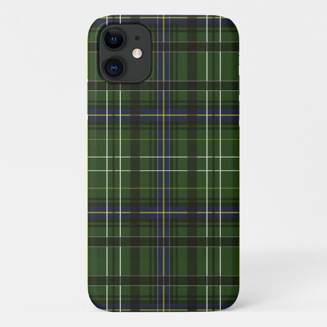 Funda De Case-Mate Para iPhone Tartán en verde (Reverso)