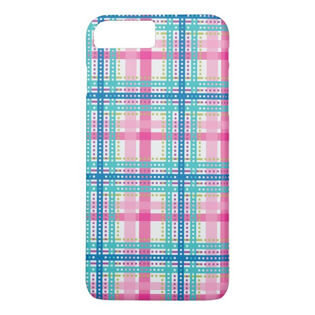 Funda De Case-Mate Para iPhone Tartán, modelo de la tela escocesa (Reverso)
