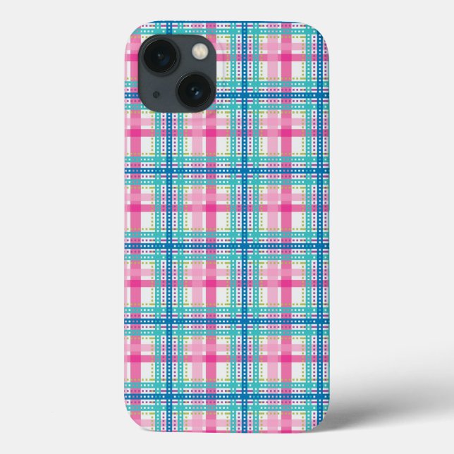 Funda De Case-Mate Para iPhone Tartan, plaid pattern (Reverso)