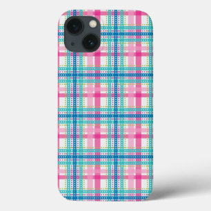 Funda Para iPhone 13 Tartan, plaid pattern