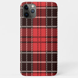 Funda Para iPhone 11 Pro Max Tartán rojo