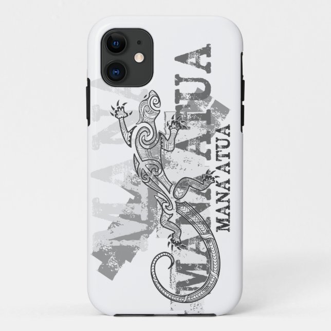 Funda De Case-Mate Para iPhone Tatuaje maorí de Mana Atua (Reverso)