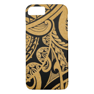 Funda Para iPhone 8/7 Tatuaje tribal original en la madera con el