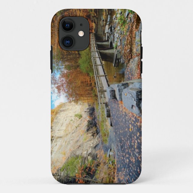 Funda De Case-Mate Para iPhone Taughannock baja parque de estado (Reverso)