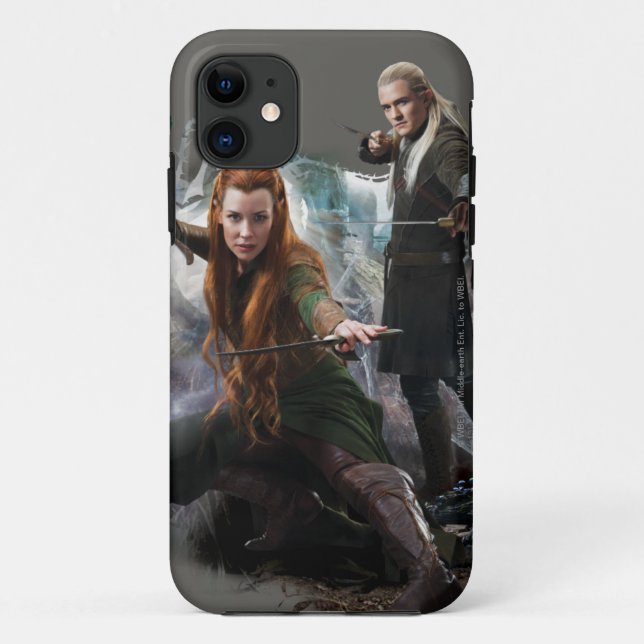 Funda De Case-Mate Para iPhone TAURIEL™ and LEGOLAS GREENLEAF™ Graphic (Reverso)