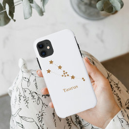 Funda Para iPhone 11 Tauro de oro del Rótulo Zodiaco moderno | Tierra d