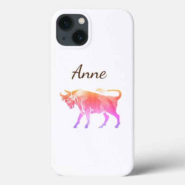 Funda De Case-Mate Para iPhone Taurus personalizado (Reverso)