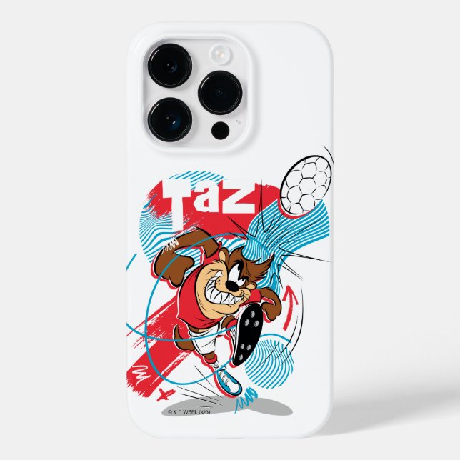 Funda De Case-Mate Para iPhone TAZ™ Headbutt Soccer Ball (Reverso )