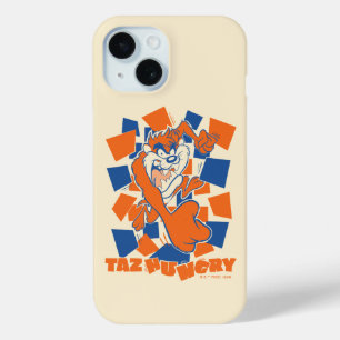 Funda Para iPhone 15 TAZ™ Hungry Smashing Through Checker