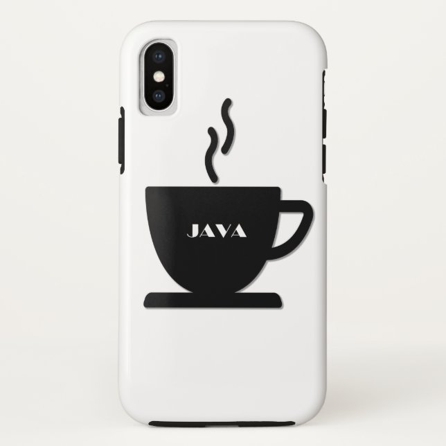 Funda De Case-Mate Para iPhone Taza de Java (Reverso)