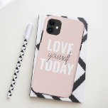 Funda Para iPhone 11 Te Amas Positivamente Hoy Cita Rosa Pastel<br><div class="desc">Te Amas Positivamente Hoy Cita Rosa Pastel</div>