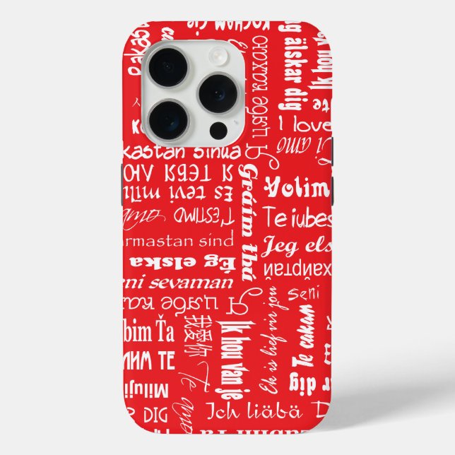 Funda De Case-Mate Para iPhone Te Amo (Reverso )
