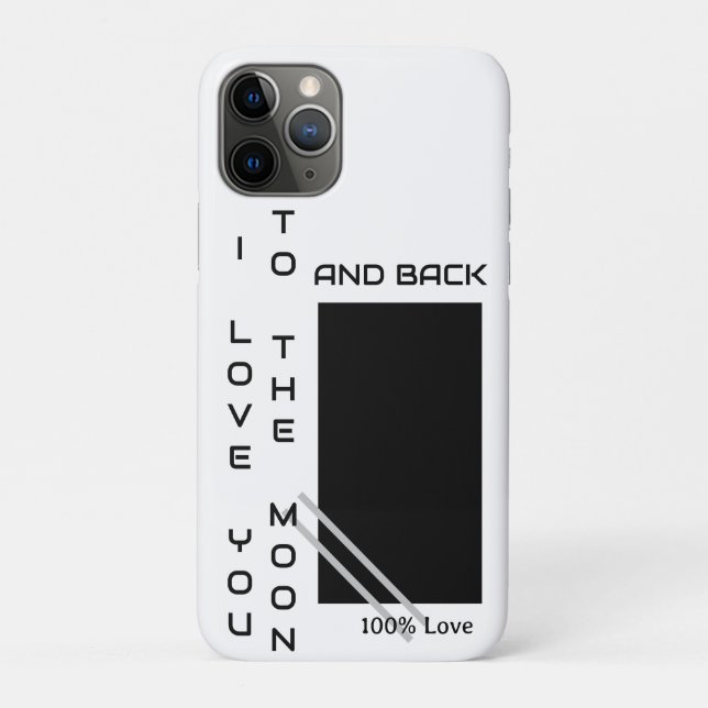 Funda De Case-Mate Para iPhone Te Amo A La Luna (Reverso)