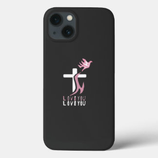 Funda Para iPhone 13 Te amo arte diseño