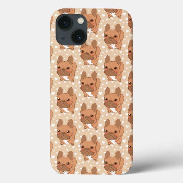 Funda De Case-Mate Para iPhone Te amo Frenchie (Reverso)