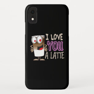 Funda Para iPhone XR Te amo un latte