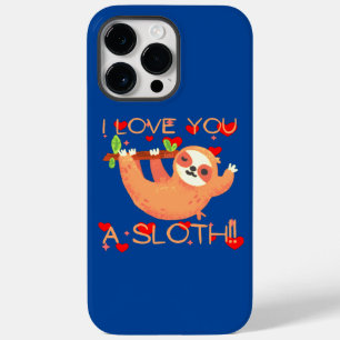 Funda Para iPhone 14 Pro Max De Case-Mate TE AMO UN PEREZOSO divertido día de San Valentín