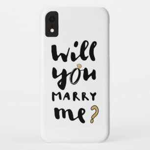 Funda Para iPhone XR ¿Te casarás conmigo